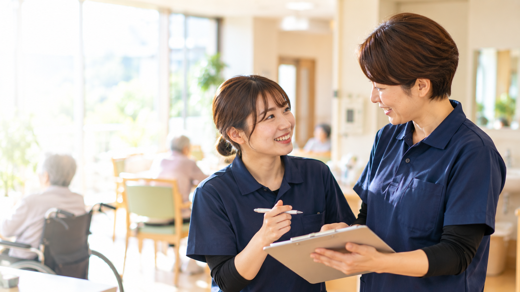 学ぶ介護職員